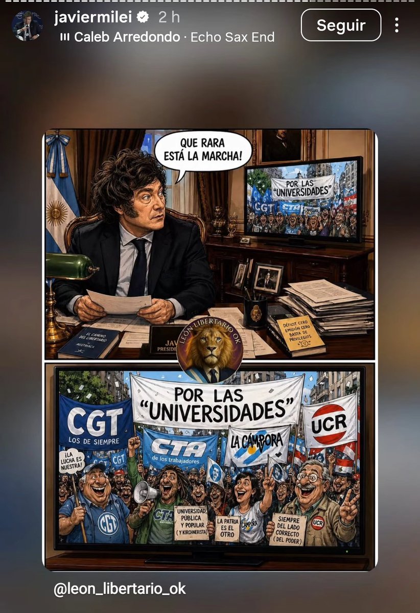 Realmente me dan ganas de llorar que nos gobierne esta persona y también me da asco. Cómo te vas a reír de las personas que tenés que gobernar y ayudar a tener una vida mejor? Sos un asco Milei y ojalá la vida te devuelva lo peor del mundo 🙏🏼