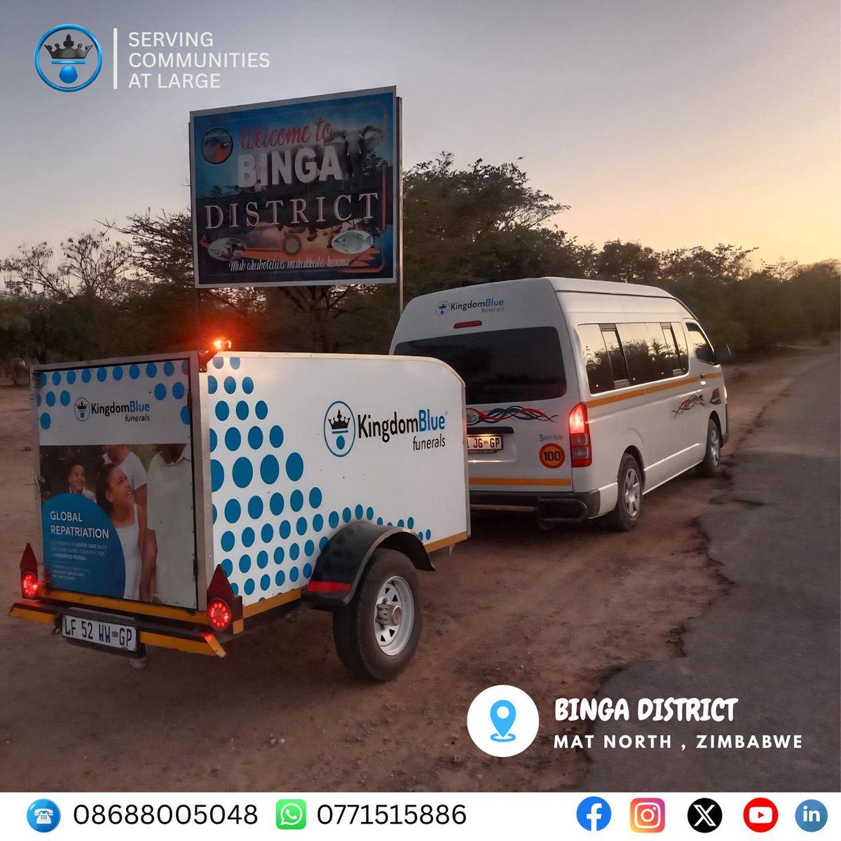 KingdomBlueZim's tweet photo. Simple question: Where is your final resting place????? Type a town, village, or city in the comment section.. We will make it happen for you or your loved one. We have done it in Binga. No place is too far. We keep every promise. 🤝
Binga checked ✅ 🗺️🕊️
#kingdomblueZim #Binga https://t.co/deJvKAeKD5