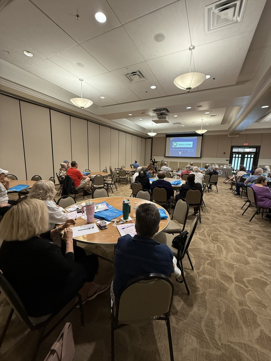 OcoeePD's tweet photo. Thank you to the seniors who joined us today for our Senior Scam Prevention event. Residents learned how to recognize and avoid scams from several agencies and community partners. Education and awareness are key to protecting our community from fraud.
#OcoeePD #Ocoee https://t.co/ooUZ9BD4Mm