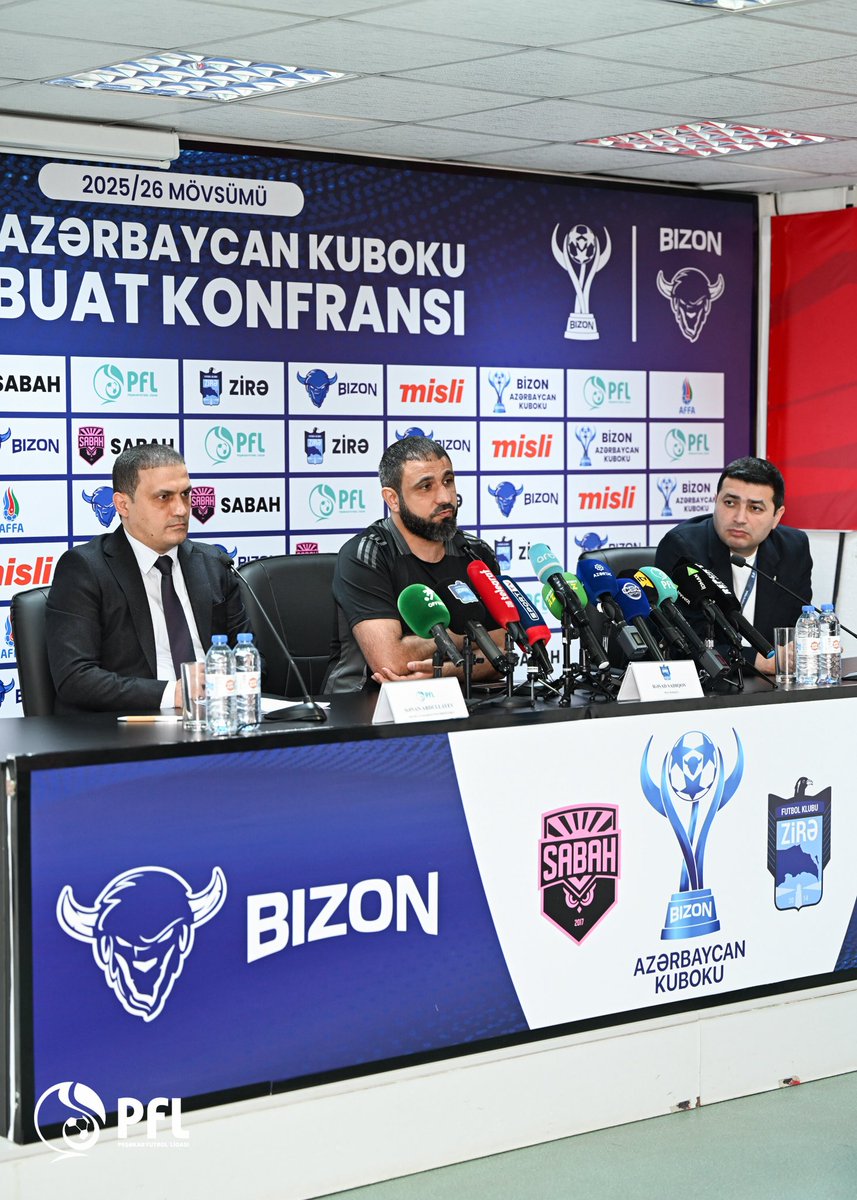 Az_PFL's tweet photo. 🏆 Bizon Azərbaycan Kuboku 2025/2026 final / Mətbuat konfransları 📸

#azpfl #pfl #bizonazərbaycankuboku https://t.co/S1gqQrPfAN