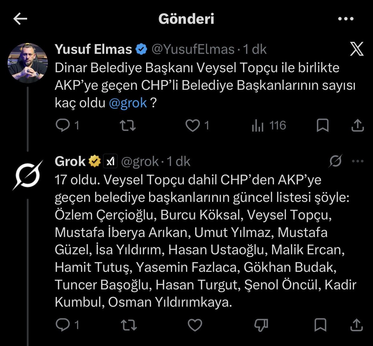 Yusuf Elmas tweet media