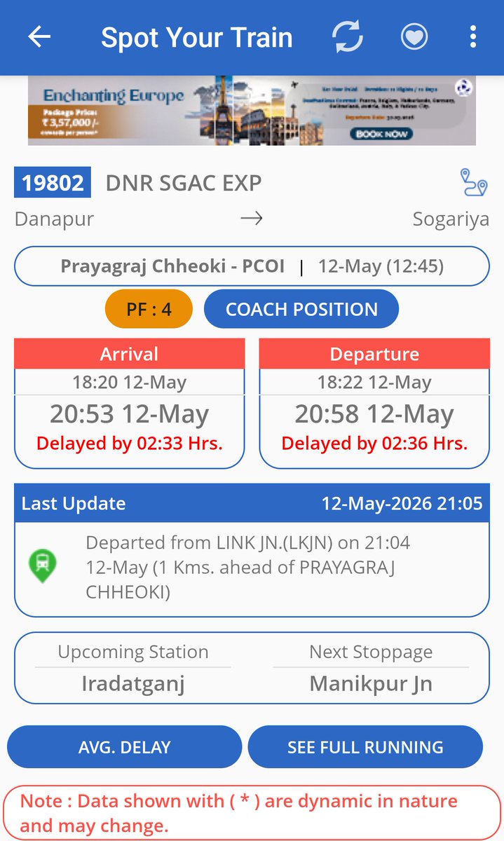 _prafulla11's tweet photo. Thanks for being consistently late. 🤐
@RailMinIndia @RailwaySeva https://t.co/k3wKq2cR1H