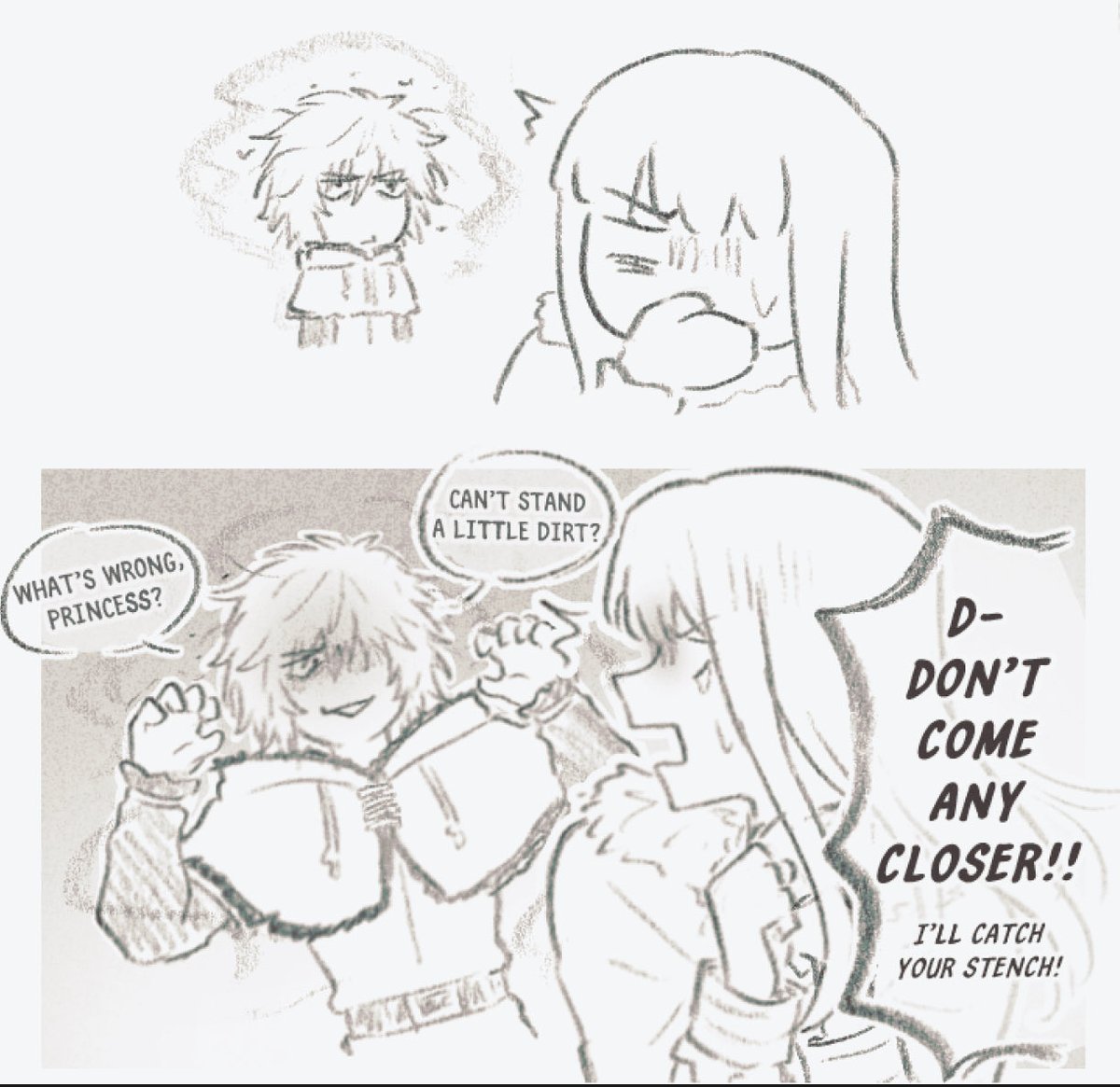 leoleobeam's tweet photo. # throwback to the first thing I ever drew of them together https://t.co/fvcXHLgcEf