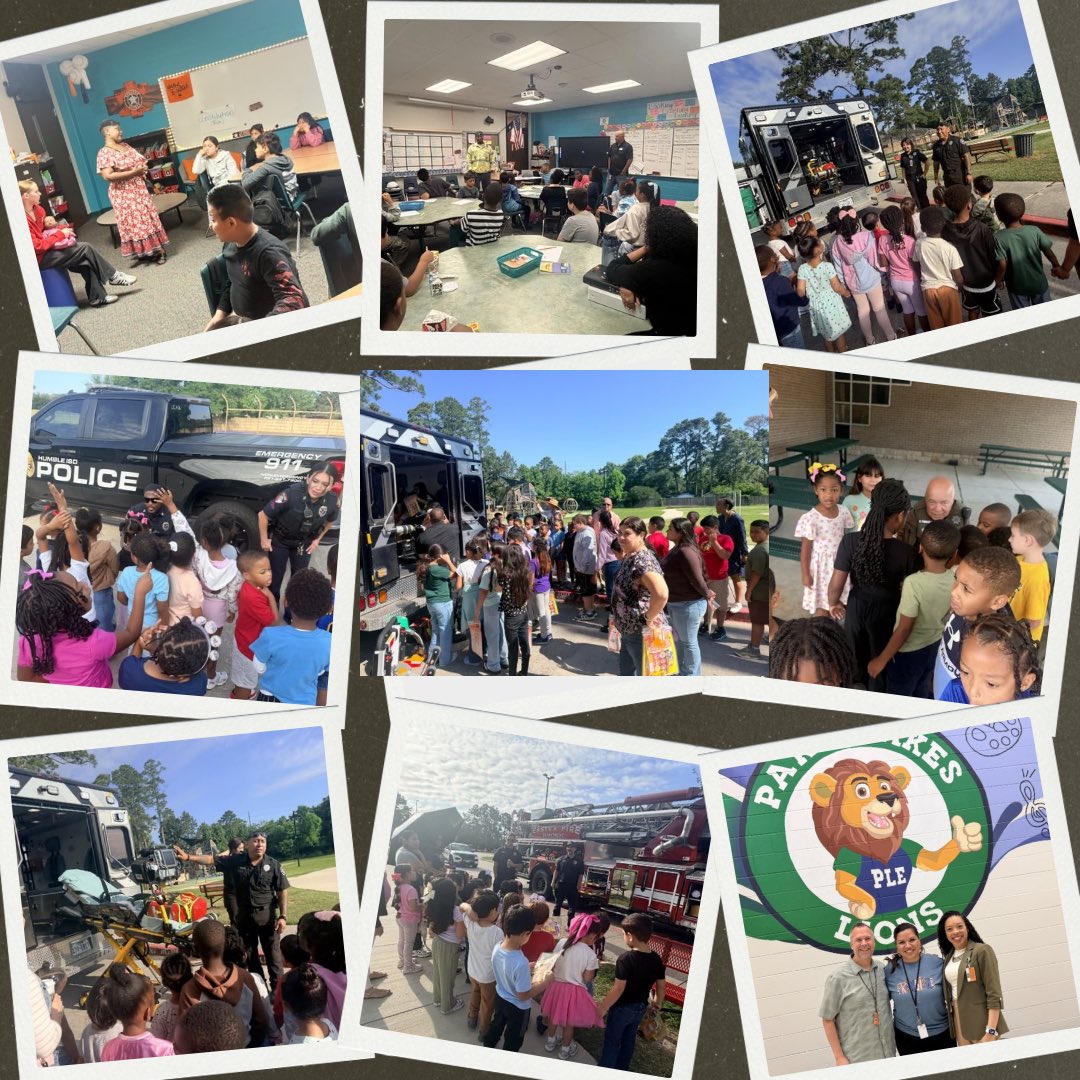 HumbleISD_PLE's tweet photo. What a wonderful day for our lions!!! 🦁❤️ Career day was a success!! 🎉🙌🏼 special shout out to our counselor, Ms. Valdez, for organizing this event for our students and staff! @HumbleISD @ClaThomas_PLE @KWhite_PLE https://t.co/euOloZsbZw