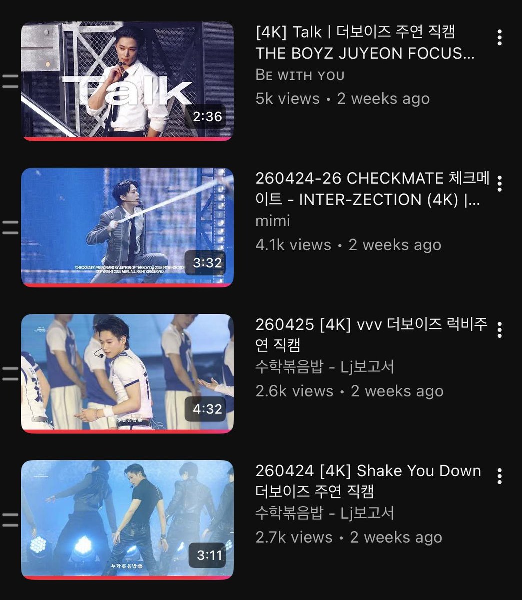 juyeon currently has 58 inter-zection concert fancams on youtube 🖤

watch the playlist here: youtube.com/playlist?list=…

#JUYEON #주연 #더보이즈