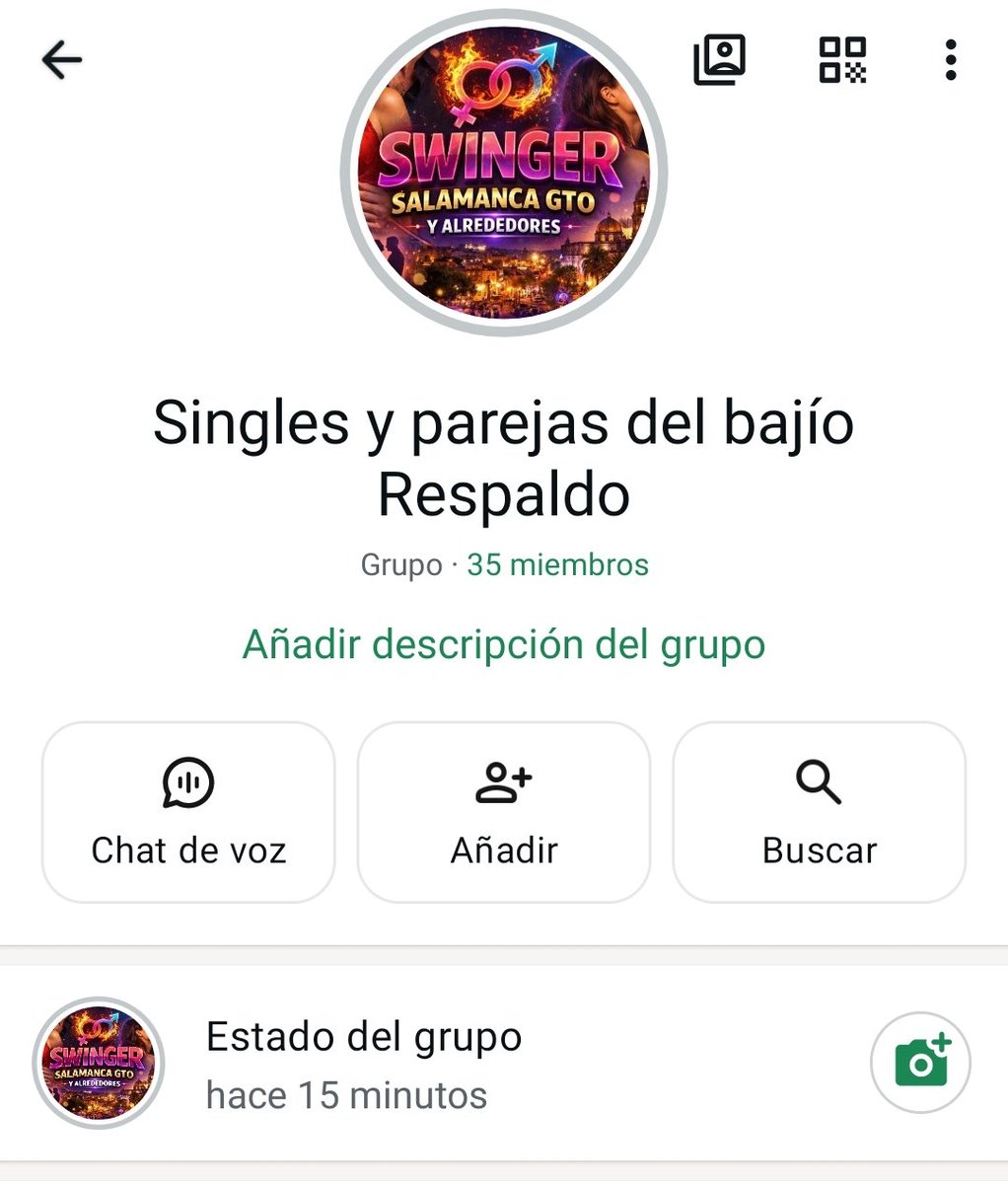 SalaSwinger's tweet photo. ES EL NUEVO GRUPO DE WHATSAPP EL OTRO ME LO REPORTARON  https://t.co/hTQS6BLT0a https://t.co/SfN28bBvRS