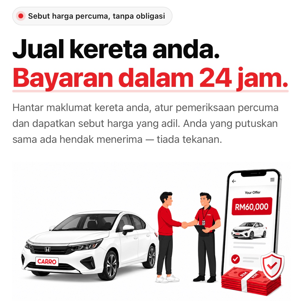 paultan's tweet photo. Nak beli kereta baru? Bagaimana cara dapatkan harga terbaik untuk trade in kereta lama dengan bayaran segera?