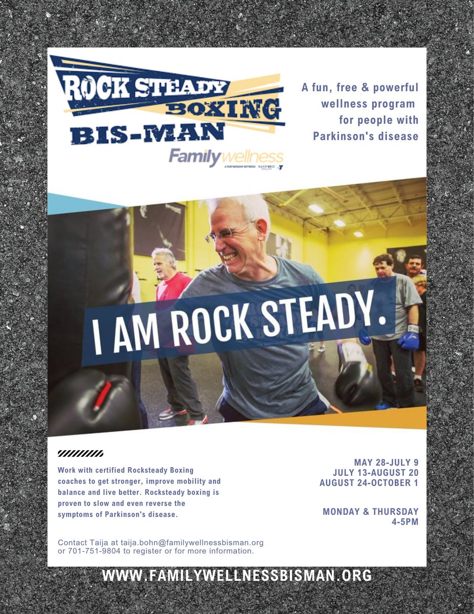 FWBisMan's tweet photo. 🥊💥 Punch back against Parkinson’s with Rock Steady Boxing at Family Wellness! This FREE no-contact program helps improve strength, balance, mobility &amp; confidence — all while building community. 👊🖤

Learn more: https://t.co/YkxKLP93ts

#RockSteadyBoxing https://t.co/uKyfovCaM0