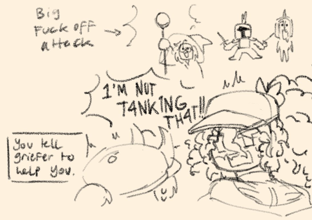 keuuppc's tweet photo. I MISS YOU GRIEFER.....feat a teenie weenie toxichero #blocktales https://t.co/Tqlp1Xj6A9