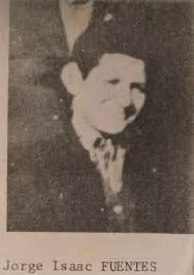 ANPIRomaPosti's tweet photo. #JorgeIsaacFuentesAlarcón venne arrestato alla frontiera tra #Argentina e #Paraguay il #17maggio 1975.Trasferito ad #Asuncion venne torturato e poi riconsegnato alla #Dina cilena.Fu visto presso il #CCD
"@villa_grimaldi ".Aveva 28 anni.
Scomparso. https://t.co/Nyuhfmrac7