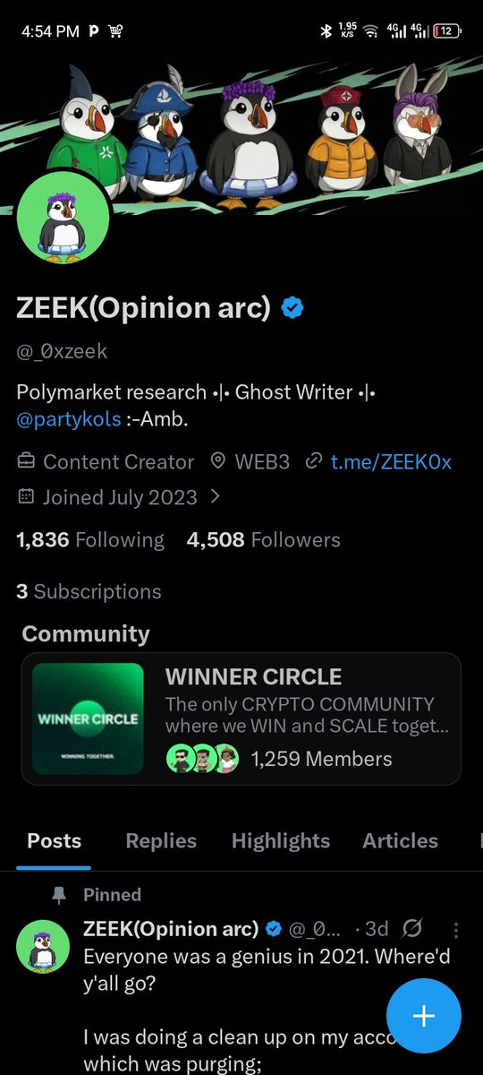 ZEEK(Opinion arc) tweet media