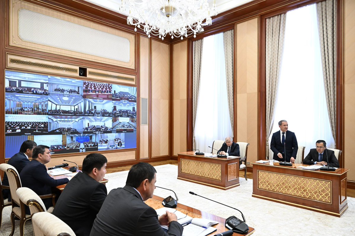 Shavkat Mirziyoyev's Press-service tweet media