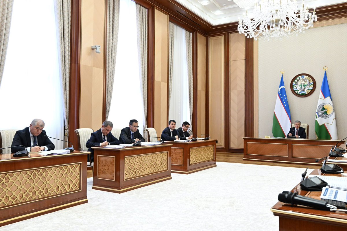 Shavkat Mirziyoyev's Press-service tweet media