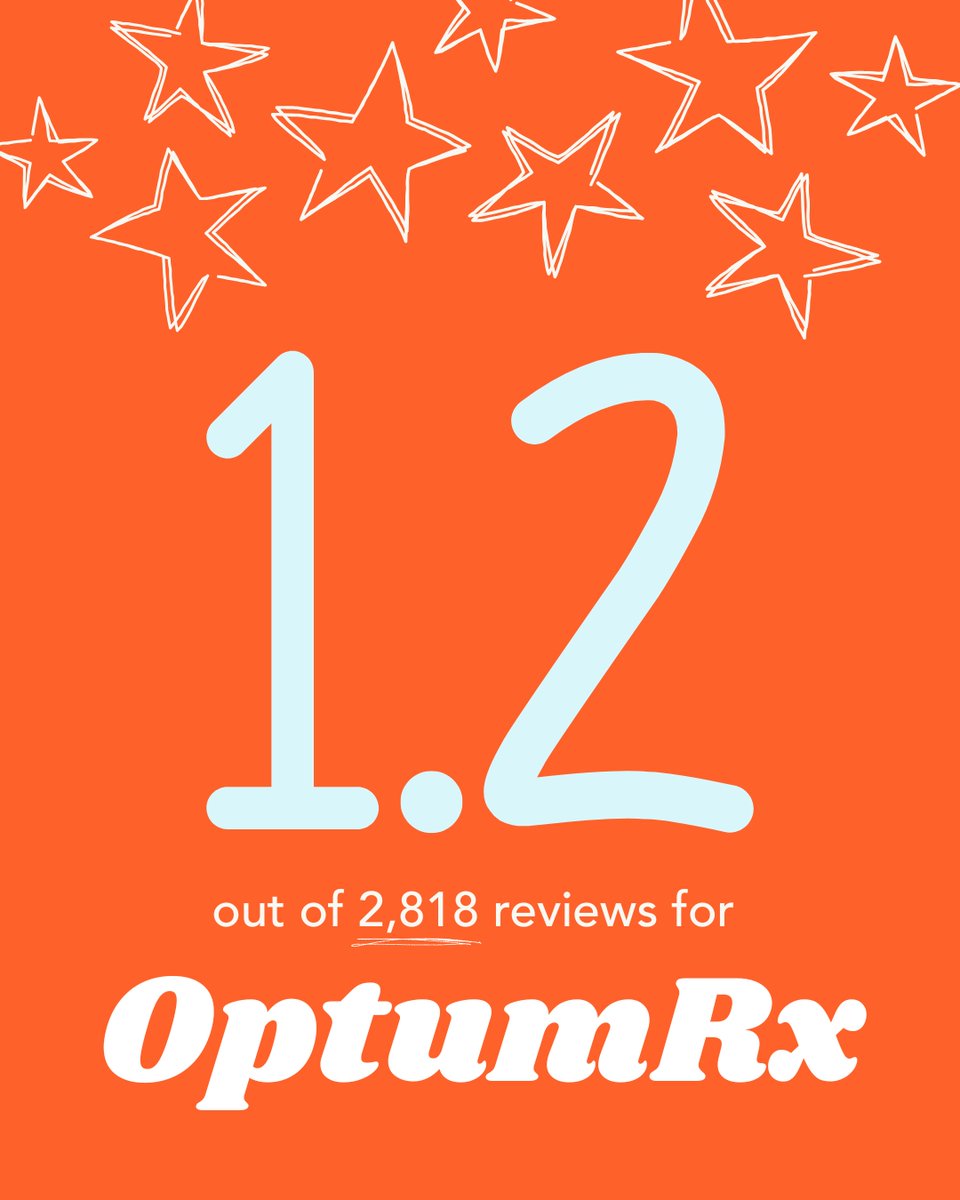 MN_Indys's tweet photo. We’ll let the customers speak for themselves. Would you trust @Optum to care for you? 

Yeah, we wouldn’t either 🤪

#IndependentPharmacySavesLives #CrushthePBMarchy #OptumRx #UHGross #reviews #healthcare https://t.co/rCAHfMyEuD
