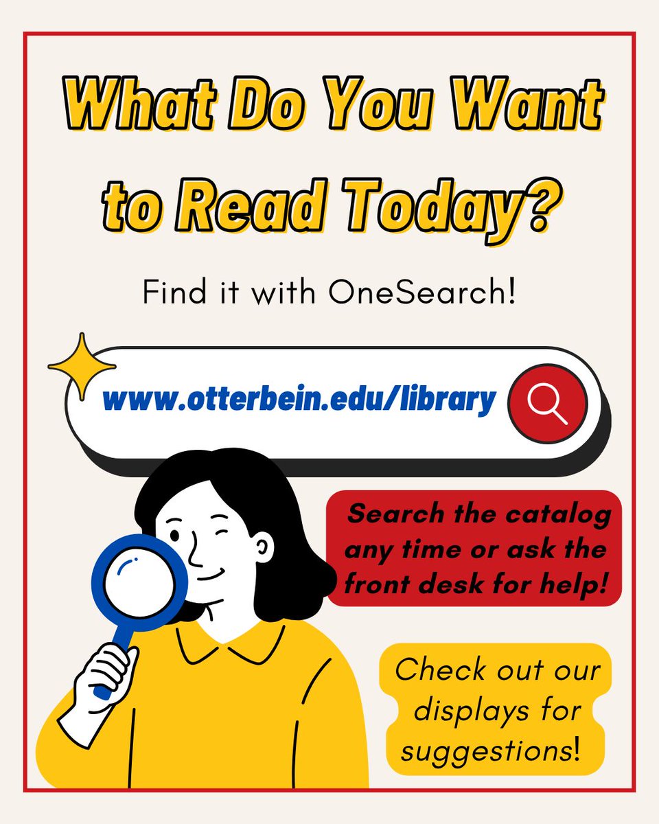 CourtrightLib's tweet photo. We have so much more in our collection beyond course materials! Whether you want to explore a new novel or research your niche interest, we're here to help you find what you're looking for. https://t.co/NsgEtwaM22