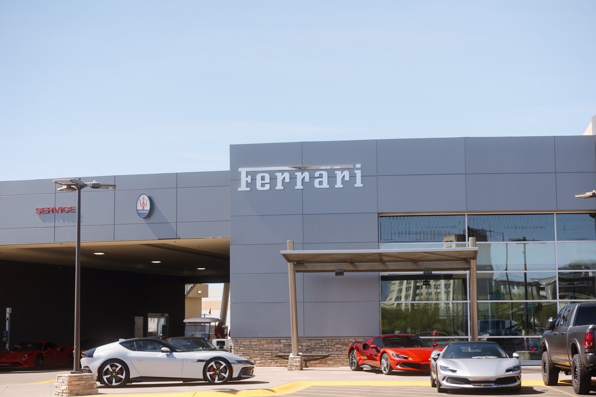 SDLFerrari's tweet photo. Precision, performance, and pure Italian soul all on display at Scottsdale Ferrari. #Ferrari #ScottsdaleFerrari https://t.co/jMezLGq546