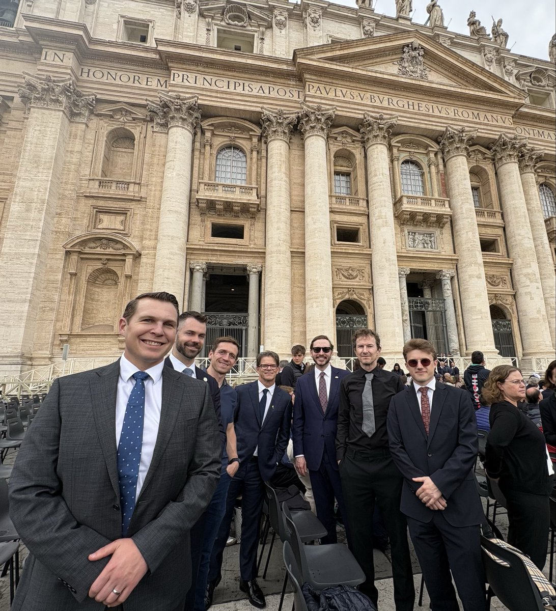 amccobin's tweet photo. Thanks to the @USinHolySee and the other embassies for a great dialog on AI and the Future of Work with the Vatican last week. It was great to have @principledbus leaders sharing a pro-capitalism perspective. https://t.co/H8x5ZJ227O