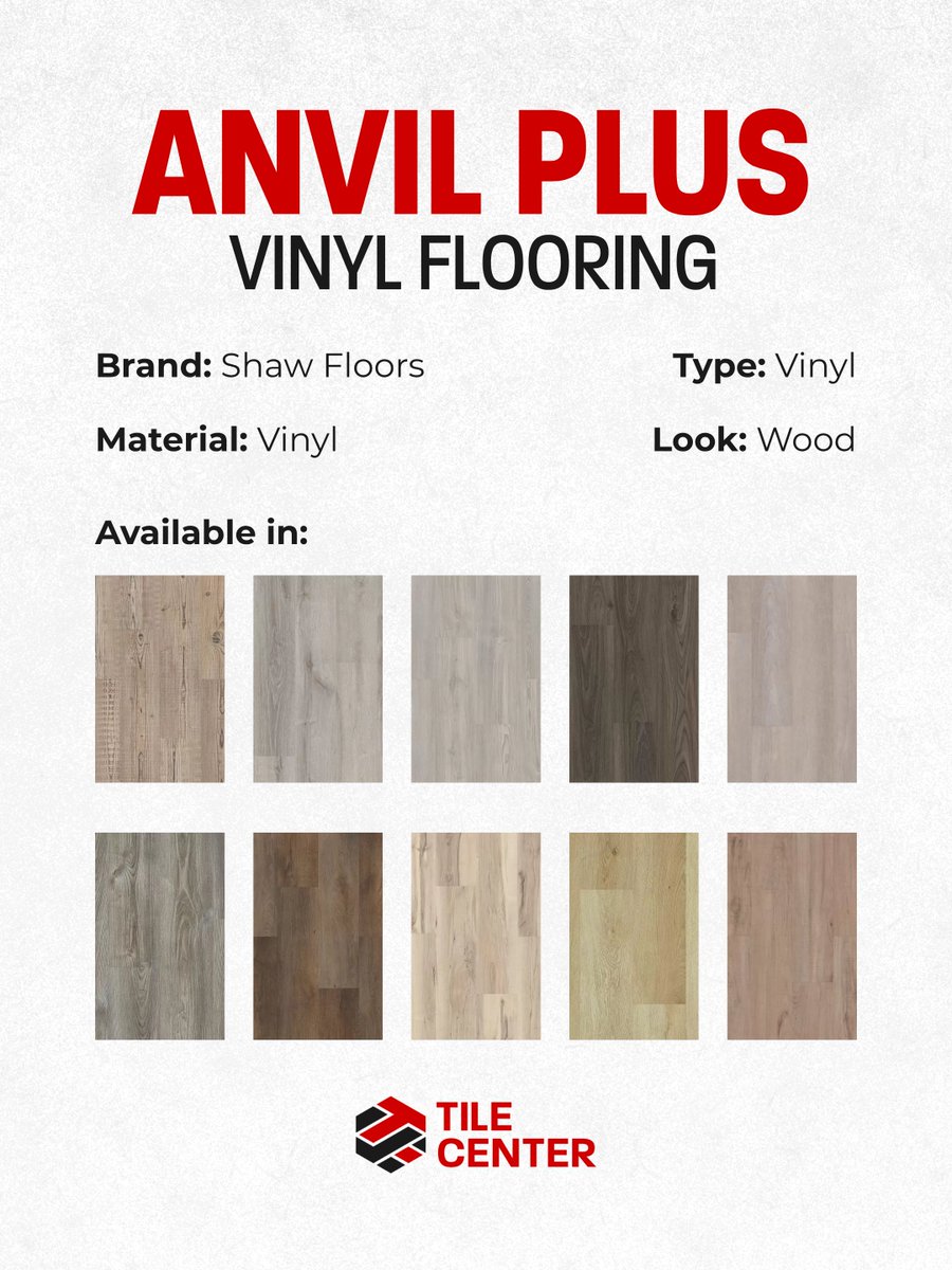 TileCenterUsa's tweet photo. Built for real life, designed to look like wood —

Anvil Plus vinyl flooring by Shaw Floors gives you the perfect balance of durability and style.

Explore a range of tones that bring versatility to any space.

#FlooringHouston #HoustonHomes #VinylFlooring #TileCenterUSA https://t.co/5A5205AfDX