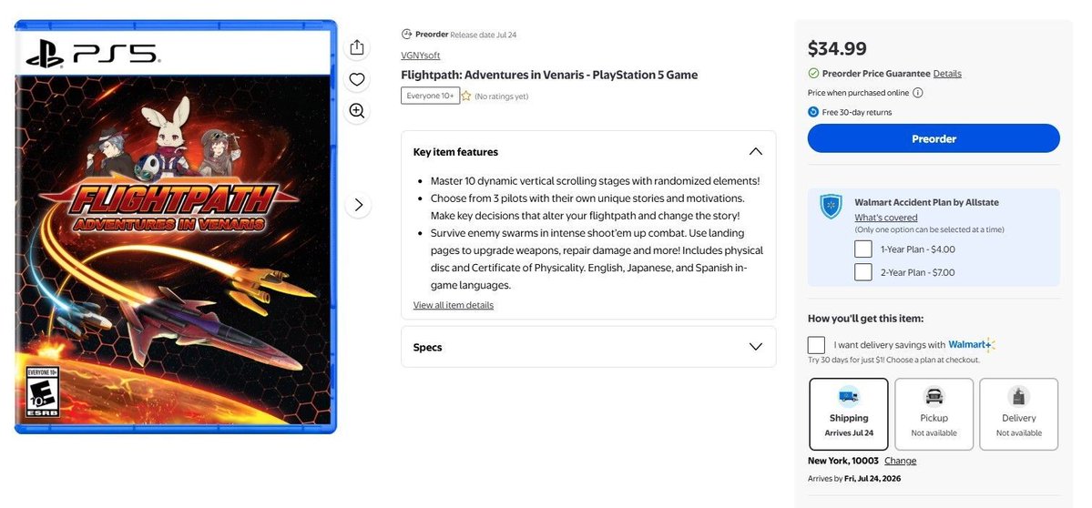 VGNYsoft Games | Physical Games on Physical Media tweet media
