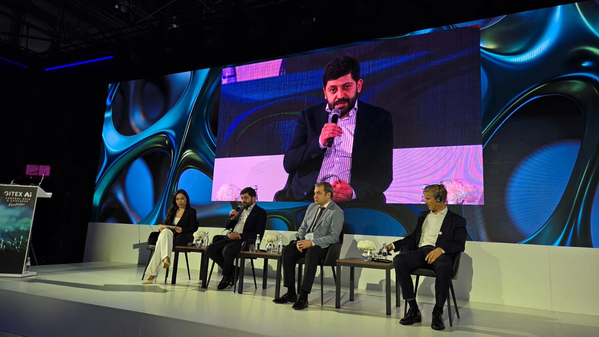 EleveightAI's tweet photo. Wrapping up GITEX AI Kazakhstan (@gitexaicac). Here's what happened.

📍Our Co-Founder and CEO @armanaleksanian brought Eleveight AI's vision to the innovation stage, talking about #SovereignAI, AI-powered nations, and what serious compute infrastructure looks like for this region. Arman spoke about what it takes to move from a government announcement to GPUs running production workloads, about sovereign AI as a strategic necessity rather than a buzzword, and about why the gap between vision and execution in this industry is wider than most people admit.

📍Across the floor, Art-Group, the engineering force behind our Gagarin facility, was present at the @Dell  booth, a reminder that the infrastructure story behind Eleveight AI runs deeper than a single company.

Thank you to everyone who attended the talk and took the time to connect.

#GITEXKhazakhstan #AI #AIinfrastructure #EleveightAI #DataCenterinArmenia #AIInfrastructure #GPU  #ArmeniaTech #AstanaHub #CentralAsia #GitexGlobal