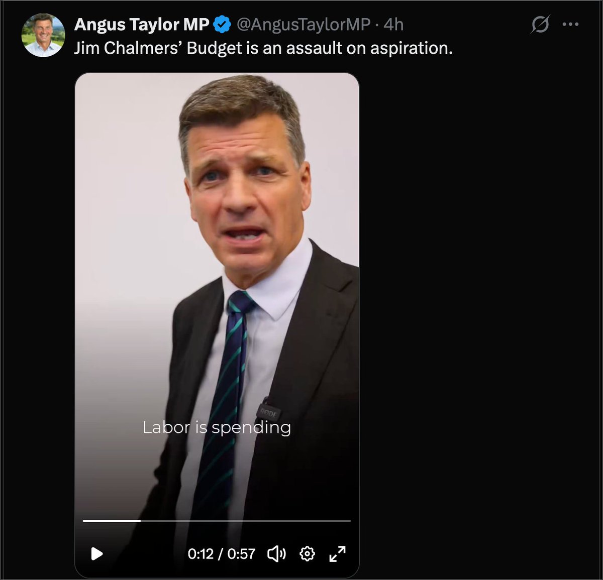 And... out they come. All the cockwombles from LNP ranting as if the ...