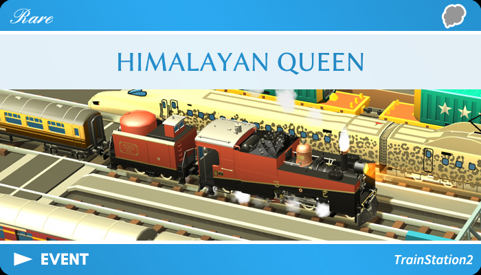 TS2RT_bot's tweet photo. HIMALAYAN QUEEN [Rare] [Steam]
> Event
- Ghost Of The Himalayas Event (2023) *Event Pass
🚂🚅🚋
#TrainStation2 #TS2RT https://t.co/KvbuABuE96 https://t.co/7cCrmeDCD9