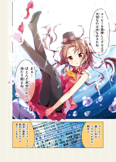 水も滴るいいカフェちゃん☕
#カフェちゃんとブレークタイム 