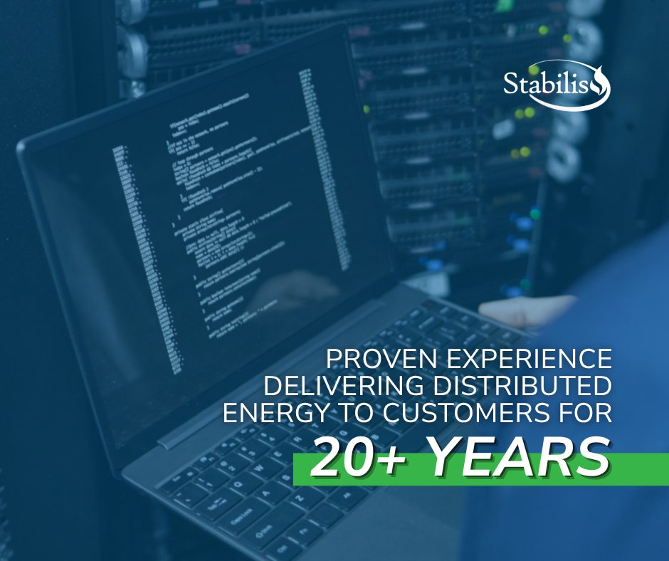 Stabilis_SLNG's tweet photo. Experience you can rely on. Energy you can trust, when and where you need it. 

For over 20 years, Stabilis Solutions has delivered proven LNG-fueled distributed power solutions that keep operations running safely, efficiently, and sustainably. https://t.co/j9UGudBFFv