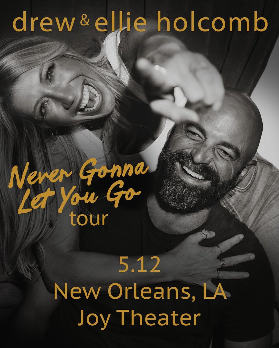 JoyTheater's tweet photo. TONIGHT!
Catch Drew &amp; Ellie Holcomb on our stage for an evening of feel-good folk and the kind of live show that feels like a warm hug ✨ 

Doors: 7PM |  Show: 8PM

Seats are still available to reserve: https://t.co/2UTG2JGPsJ https://t.co/ycF1Wv3IbN