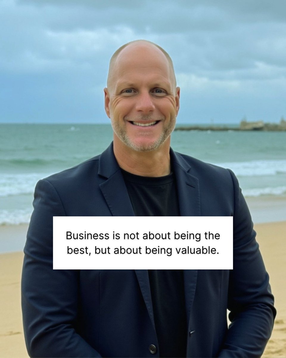 brentpalmerbiz's tweet photo. Being the best is only one aspect of business; other goals include adding value, fostering trust, and improving people's lives. 

#BusinessMindset #CreateValue #SuccessWithPurpose #BuildTrust https://t.co/B4ewIELaNw