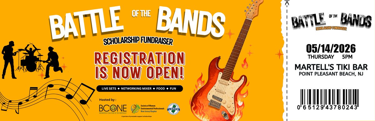 NJLSRPA's tweet photo. 🚨 2 DAYS LEFT! 🚨

Don't miss your chance to join the ultimate night of music, networking, and fun at Battle of the Bands on May 14th at Martell's Tiki Bar!

This is one of the best opportunities to connect with industry professionals

Register now!
👉 https://t.co/XVl2fPVyHH https://t.co/83vF3Y0M9U