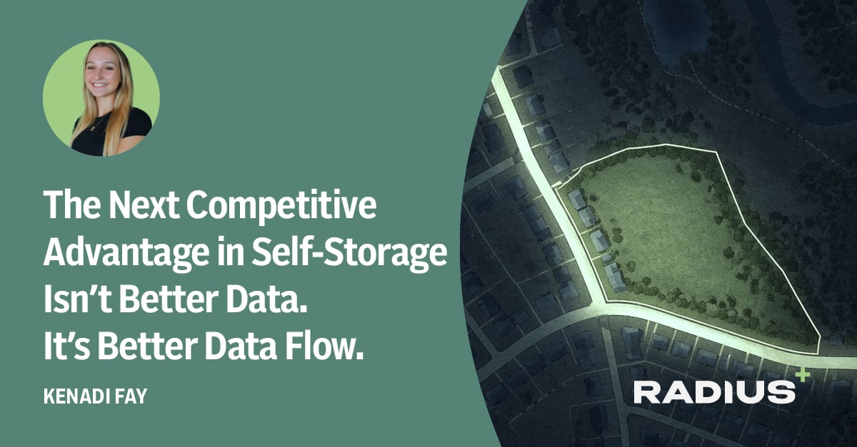 radius_plus's tweet photo. The next competitive advantage in self-storage isn’t more data, it’s better data flow. If your team is still making decisions based on static spreadsheets, you’re dealing with a "snapshot problem."

Learn more here: https://t.co/u7o8YqT9uc

#RadiusPlus https://t.co/cZ5nwTGjR2