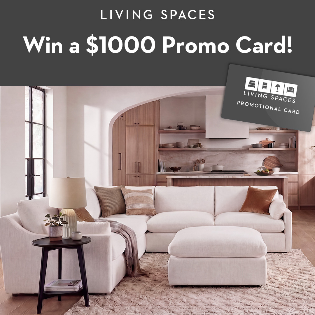 Mega979's tweet photo. Mega 97.9 wants you to kickoff the 🌞 summer in style and upgrade your home furniture with the latest &amp; greatest style! Shop furniture for every style and budget. Design your dream home now!

Enter for your chance to win a $1,000 Living Spaces gift card: https://t.co/J1mlr4ynze https://t.co/Y9SMmkVpAW