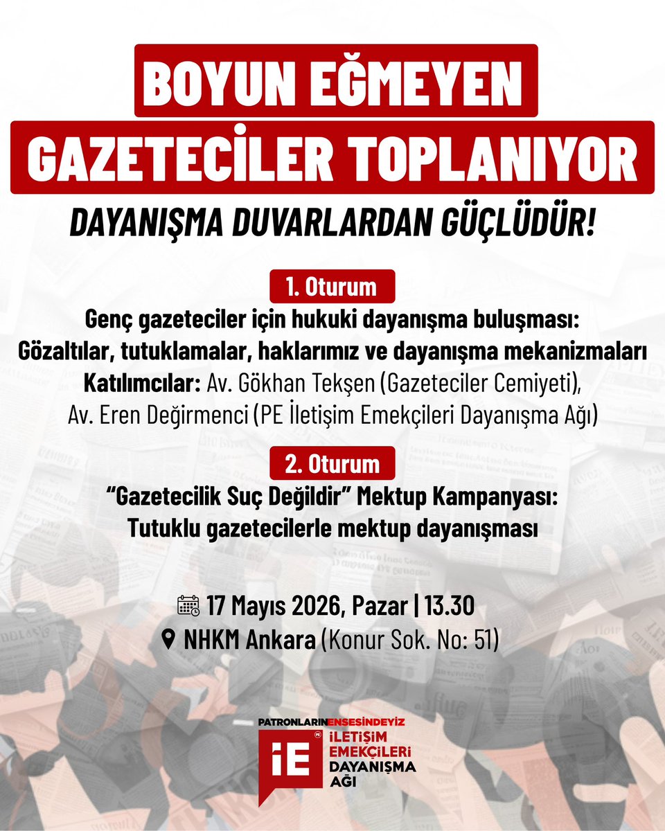 İletişim Emekçileri Dayanışma Ağı tweet media