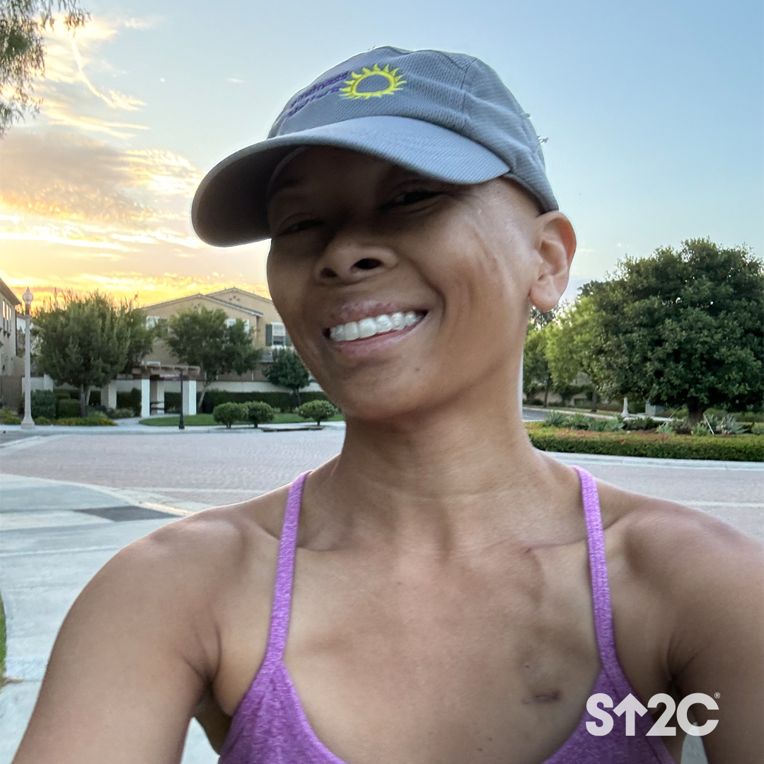 SU2C's tweet photo. Jennifer Mabini was 41 and a busy mom of two when she was diagnosed with breast cancer. “My diagnosis was a turning point for me to show strength for my kids and lead me to make some changes to finally take care of myself.” ️🧡 
 
Your support to #StandUpToCancer can help give people like Jennifer more time with their loved ones. Consider an early gift for our #DayOfGiving at https://t.co/h7PQflWOSi.