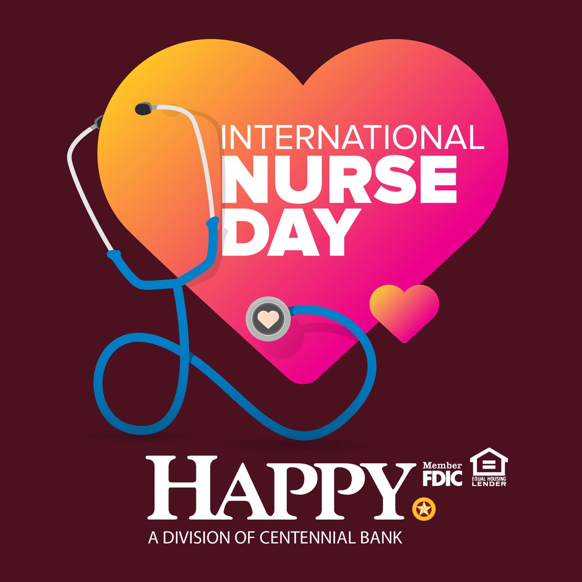 HappyStateBank's tweet photo. Today we celebrate nurses everywhere! 💙

Learn about Happy State Bank’s Nurses Affinity Program and how we support those who care for our communities: 👉 https://t.co/0lvURozLdx https://t.co/eStCWJjX3G