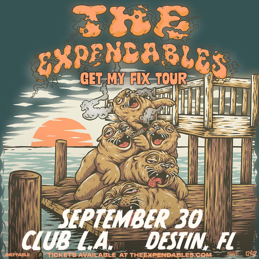 RockDestin's tweet photo. *** Just Announced ***
The Expendables: Get My Fix Tour is coming to Club L.A. on September 30!  Tix on sale Friday at 11am. https://t.co/6U1FgdZFni https://t.co/rAdlvLhKvF