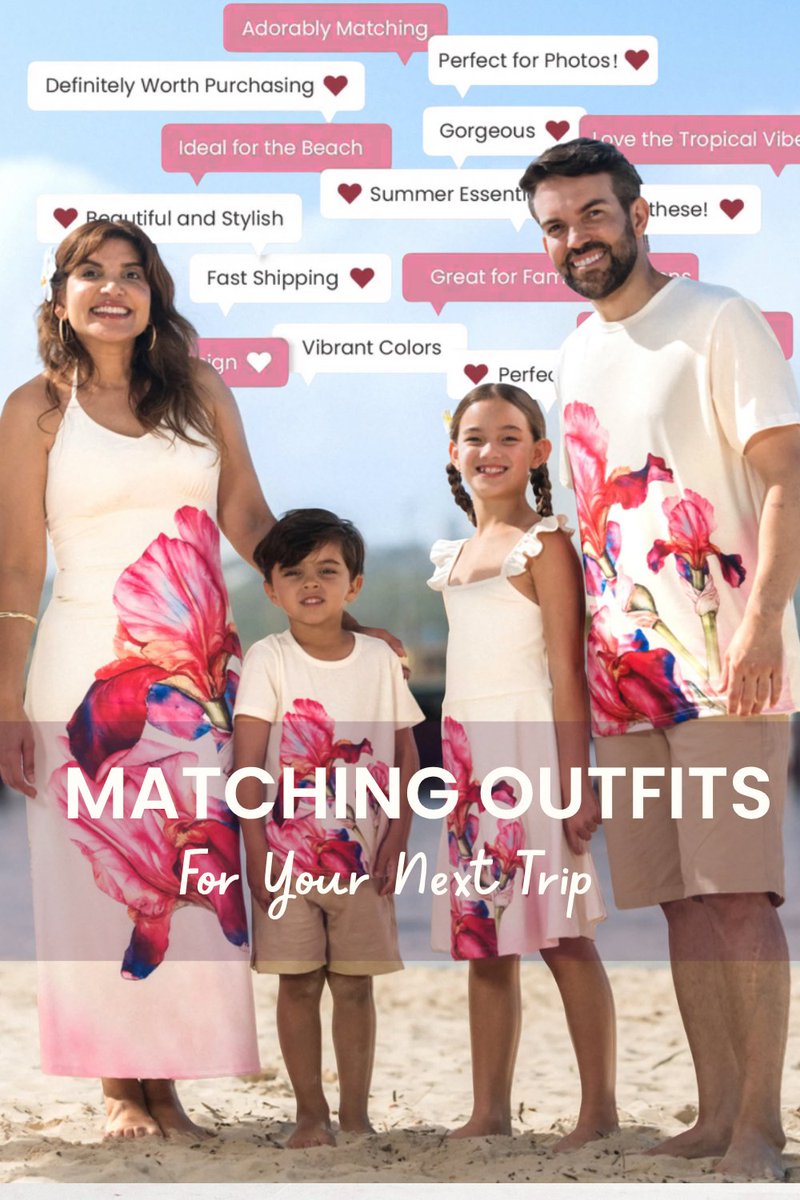 patpatshopping's tweet photo. Don’t just take our word for it 🌴❤️ Parents are loving our matching outfits for their next trip—vibrant, photo-ready, beach-perfect, and totally worth it 😍 Your family’s summer travel look is waiting ☀️

Shop now: https://t.co/9cfGxoCO2k https://t.co/Cn0cFPhqro
