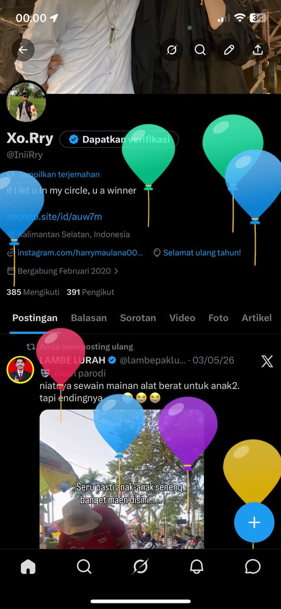 IniiRry's tweet photo. Sp mo balonnnn😋 https://t.co/zkGQyGacK9