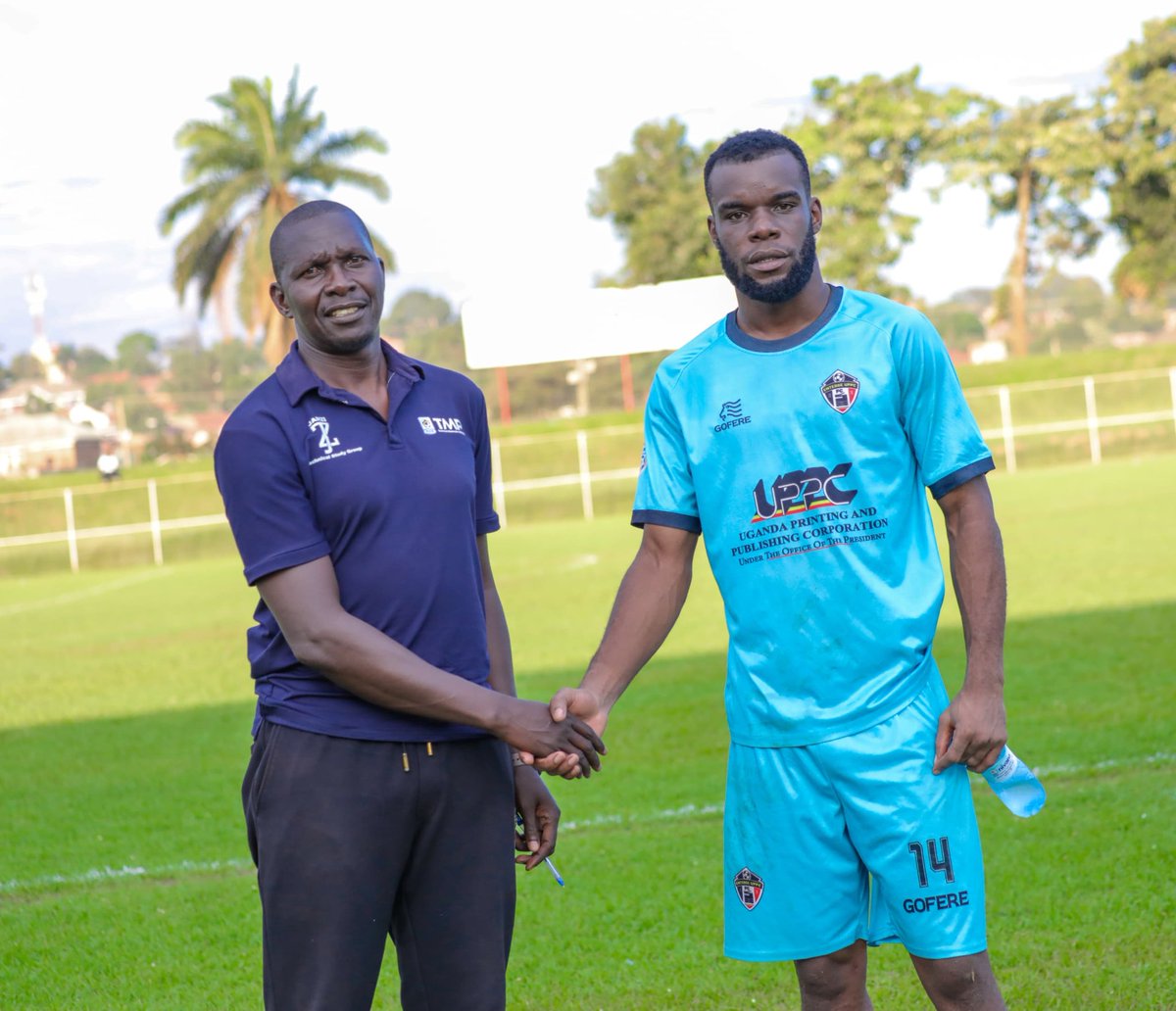 UPPC_FC's tweet photo. Stepping up in style ✨🧤

Denis Otim officially named today's @UPL Man of the Match for his incredible performance against Maroons 
#StarTimesUPL
#ComeOnYouPrinters https://t.co/k8hpyxiiuG