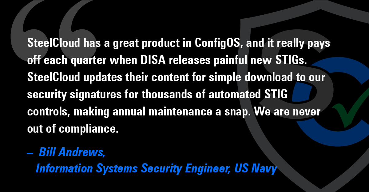 STIGAutomation's tweet photo. Every new STIG release tests how sustainable your compliance process really is.
Unified automation helps teams stay aligned, maintain trusted baselines, and keep moving without disruption.
🔗 Schedule a demo: https://t.co/utD03K3UWS https://t.co/kndCxy1md5