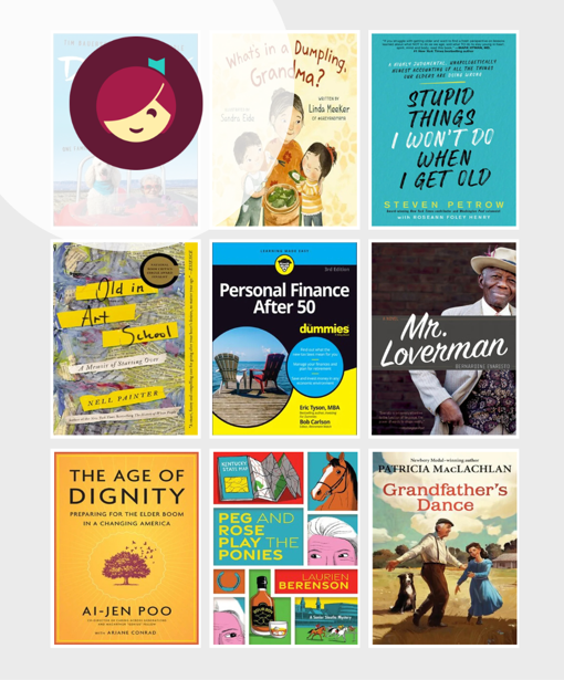 SDCountyLibrary's tweet photo. Every story gets better with time 💙📚

This Older Americans Month, we’re celebrating the experiences, wisdom, and impact of older adults in our communities. Check out our Libby booklist below!

Libby: https://t.co/hvoeBugWGZ https://t.co/9s7ZESfEeu