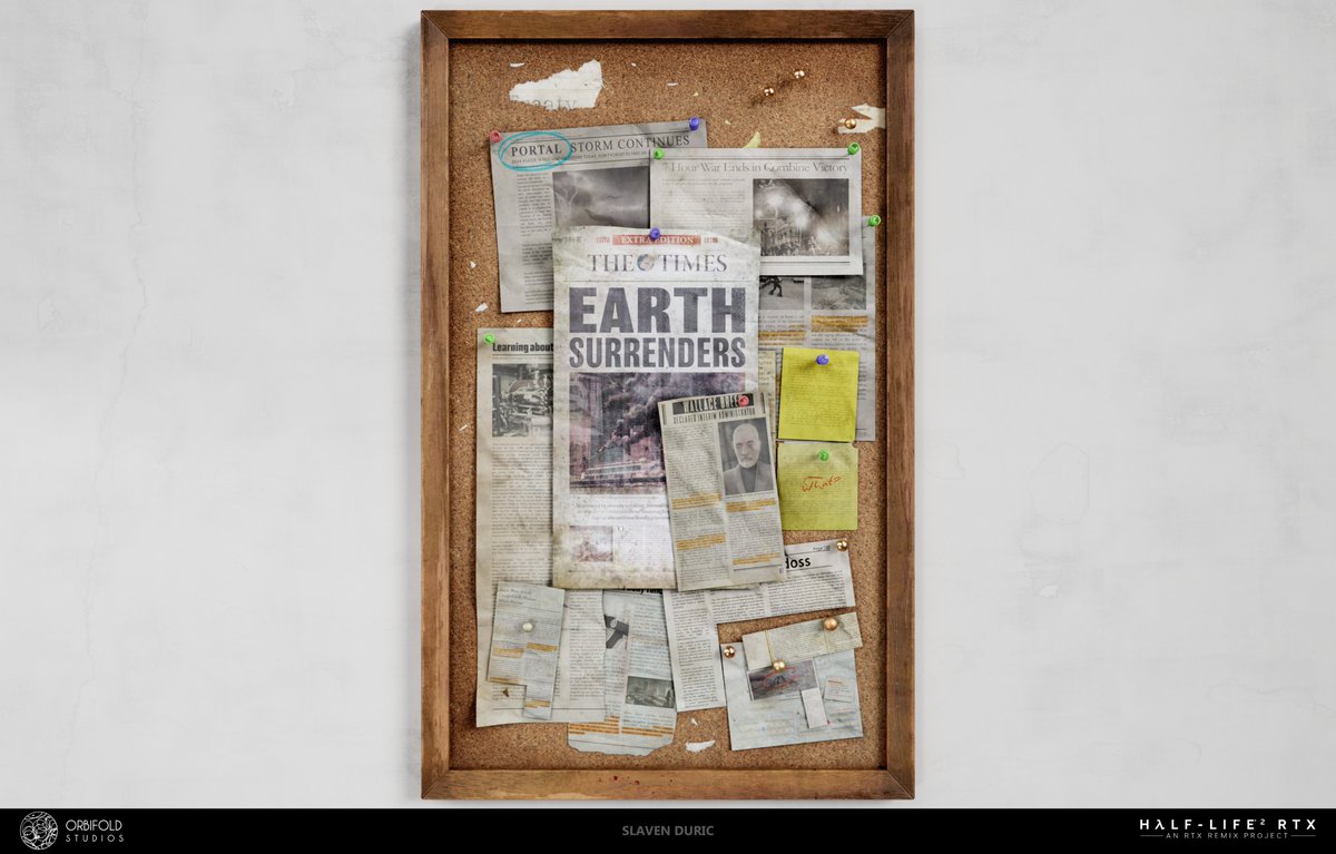 hl2rtxofficial's tweet photo. And, wrapping up, a triple whammy from Slaven Duric. Our Breen has yet to be revealed👀 - for now, a more familiar face takes his place on the corkboard, to be revisited when the time is right... https://t.co/jQA2OxkgEQ
