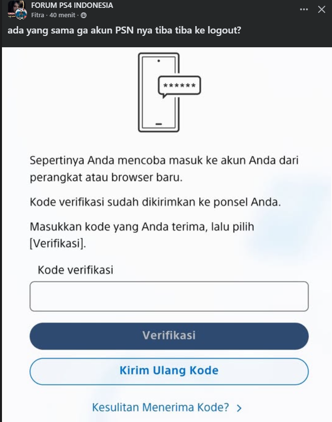 TetraPrajaUtama's tweet photo. ini yang ditakutin ketika cuman beli digital game nya , kita gak punya fisik game nya yg bisa kita install sesuka hati, hari ini banyak akun PSN yg tiba2 logout dan dipaksa menyetujui peraturan baru, jika peraturan baru tidak setuju maka buang saja PS nya (kata member Group PS4) https://t.co/i3yzkaroNR