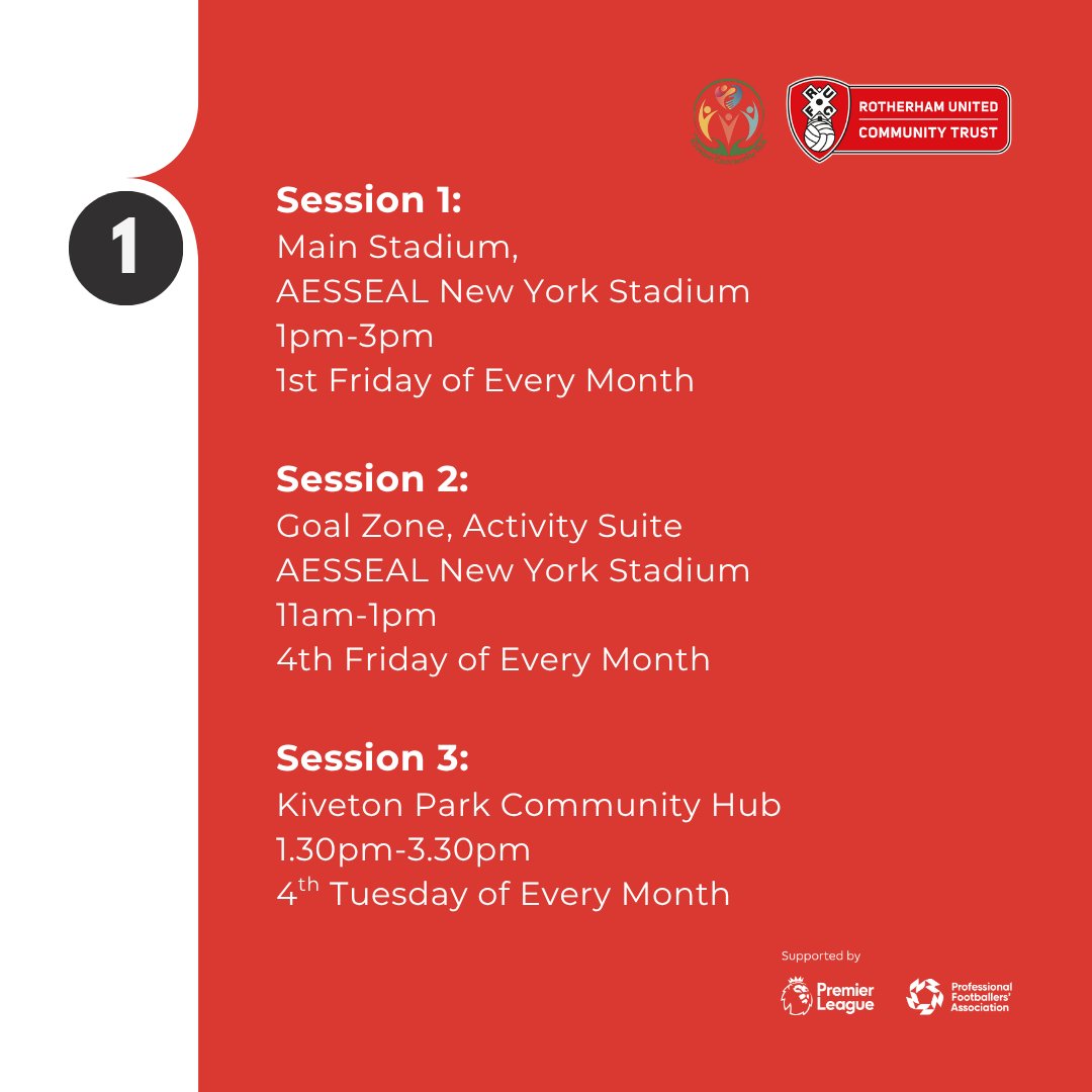 Rotherham United Community Trust tweet media