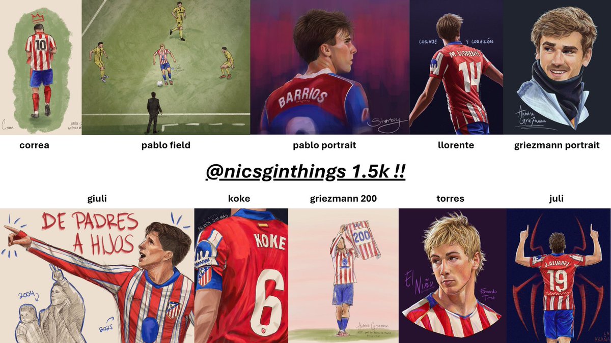 nicsginthings's tweet photo. thank u friends for 1.5k, it's giveaway time❤️🩶

win 2 postcard prints (5x7 in), ONLY from the selection below, open worldwide!

TO JOIN:
- must be following me
- LIKE &amp; RT
- reply with which prints you want

giveaway ends MAY 15, 2026, 11 PM AEST

2 winners, more t&amp;c in replies https://t.co/b8erDQhiRE