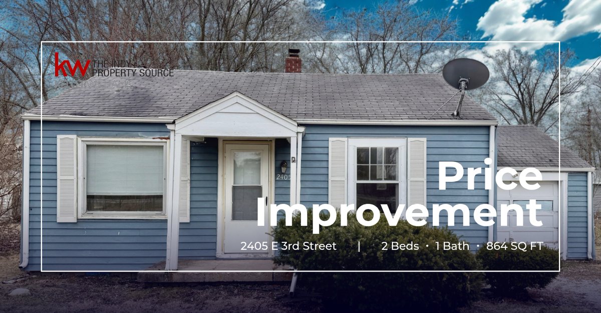 indypropsource's tweet photo. 📍 Price Improvement 📍 This recently reduced home at 2405 E 3rd Street in Anderson won't last long, so, don't wait to set up a showing! Reach out here or at (317) 886-8477 for more information!

Buy | Sell | Build | Invest | REO
R... https://t.co/VxQLobuVyD https://t.co/uOCPkY5RJx