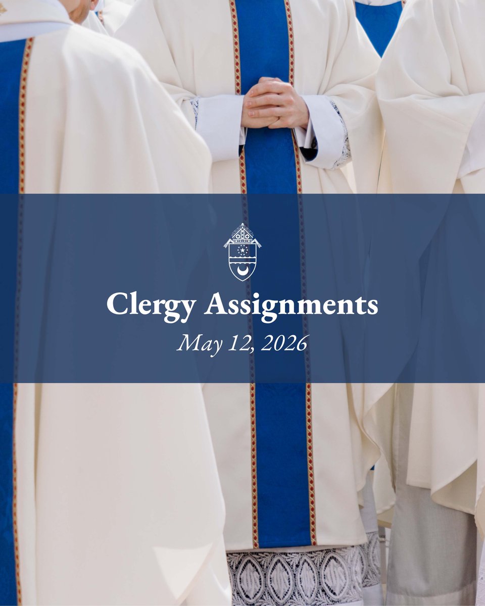arlingtonchurch's tweet photo. Most Reverend Michael F. Burbidge, Bishop of Arlington, has announced the following clergy appointments effective on Thursday, June 25, 2026, unless noted otherwise. https://t.co/riWiBq77Pe https://t.co/g35eHQ6pyB