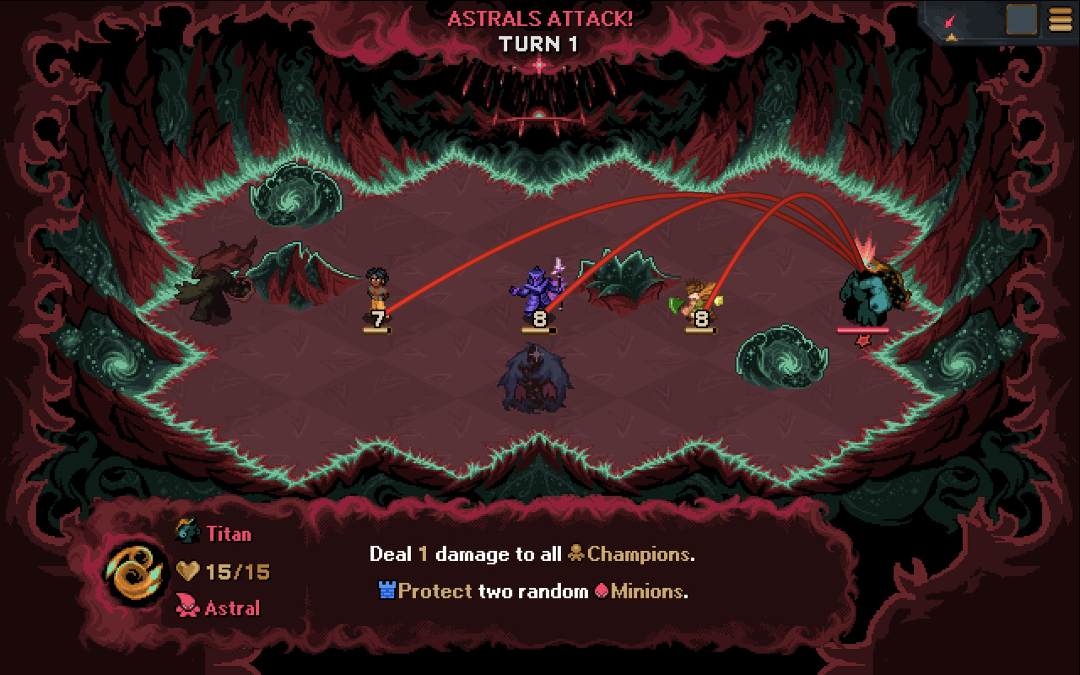 GoblinzPub's tweet photo. Attack of the Astrals is a unique Tactical Roguelike where your movement does damage to ennemies! 

Wishlist now: https://t.co/MrdudB70wP

#indiegame #gamedev #pixelart https://t.co/ttZUj6bOcX