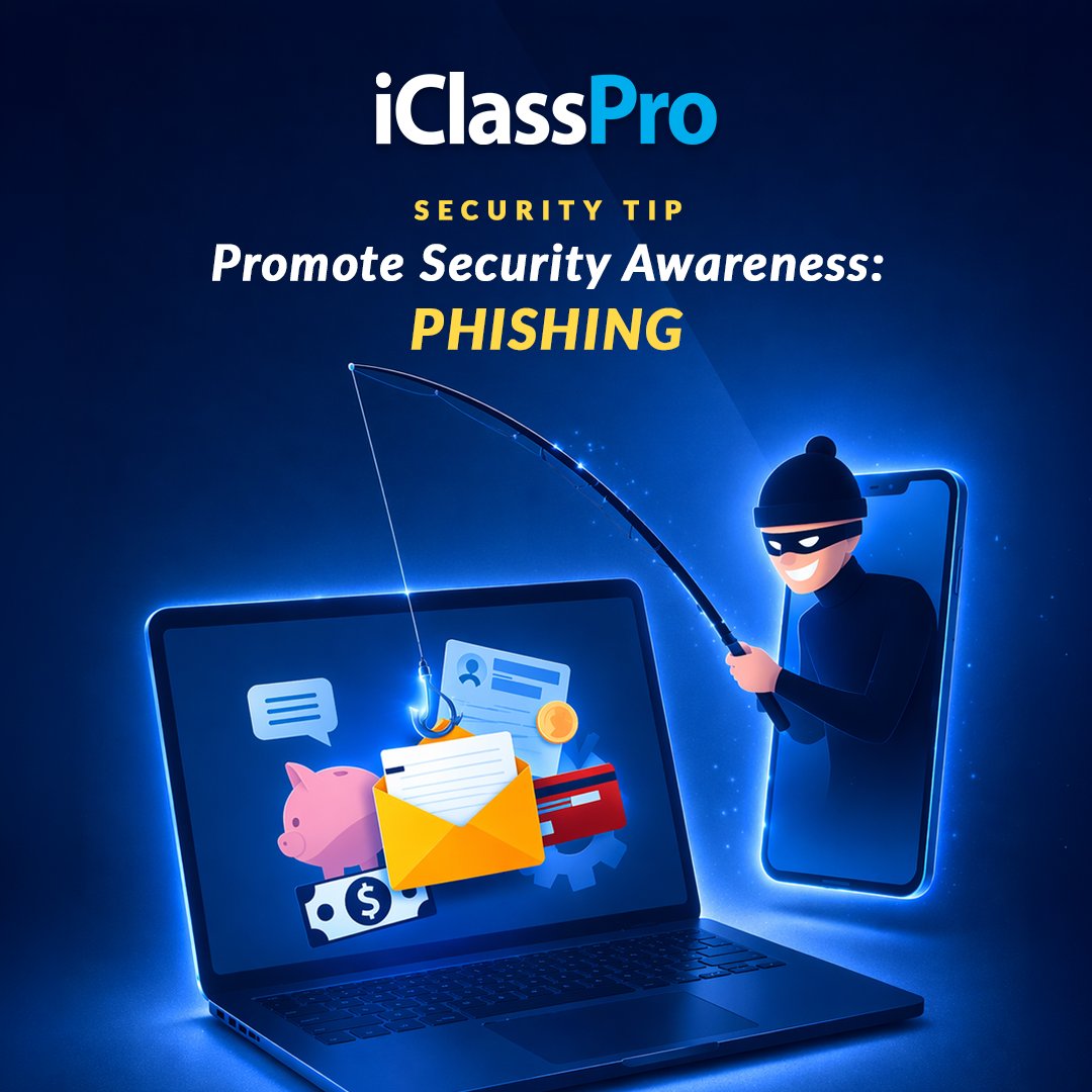 iclasspro's tweet photo. Can your team spot a phishing email? 🎣

All it takes is:
📧 A convincing message
🔗 A fake login page
🔑 One stolen password

More Tips &amp; Resources:https://t.co/3QfiILamt1 https://t.co/TJcPD29tGp